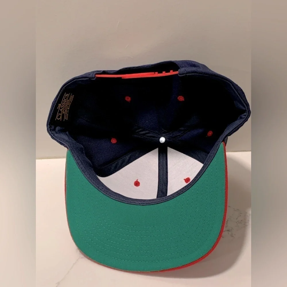 Aaron Judge Swing Logo Snapback Hat Navy/Red